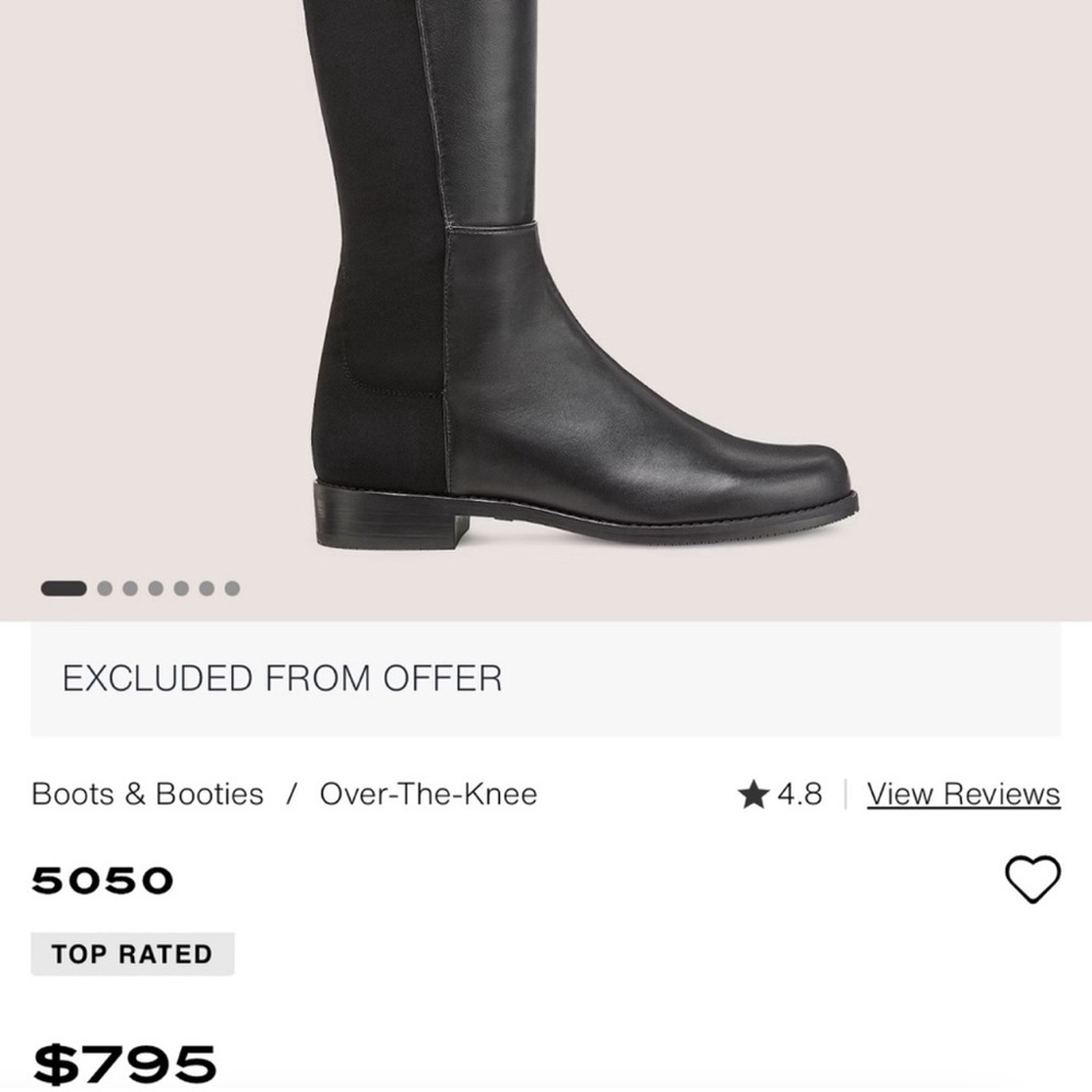 Stuart Weitzman Keelan Boot EU 39.5/US 9